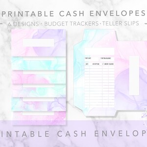 Druckbare Geldumschläge Vorlage Geldumschlagsystem Finanzplanblatt Ausgaben Einsparungen Trackers Kassenbeleg Sofortiger Download
