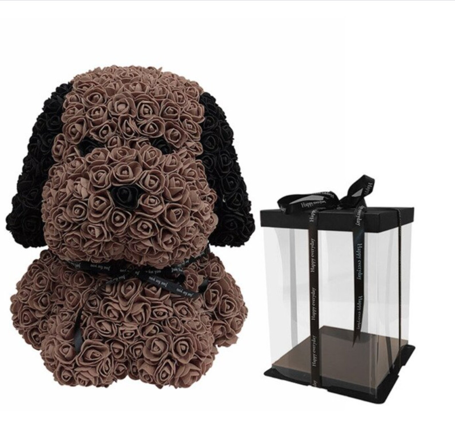 38cm künstliche Rose Hund Blume süße Rose Seife Schaum Welpen Etsy