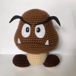 Amigurumi Crochet Pattern: Super Mario Goomba