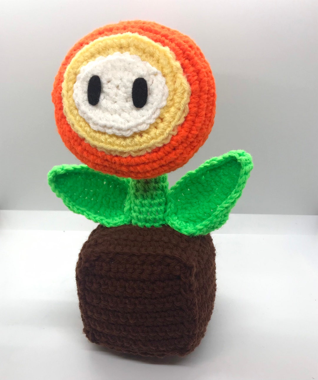 あみぐるみ編み図: スーパーマリオブラザーズ ファイアフラワー - Etsy