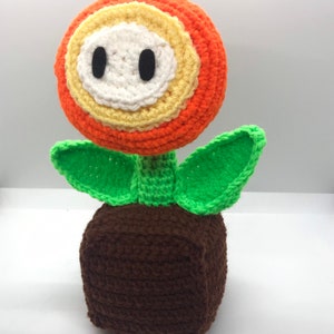 Amigurumi Crochet Pattern: Super Mario Bros Fire Flower