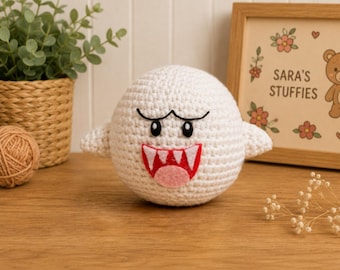 Amigurumi Häkelanleitung: Super Mario Boo