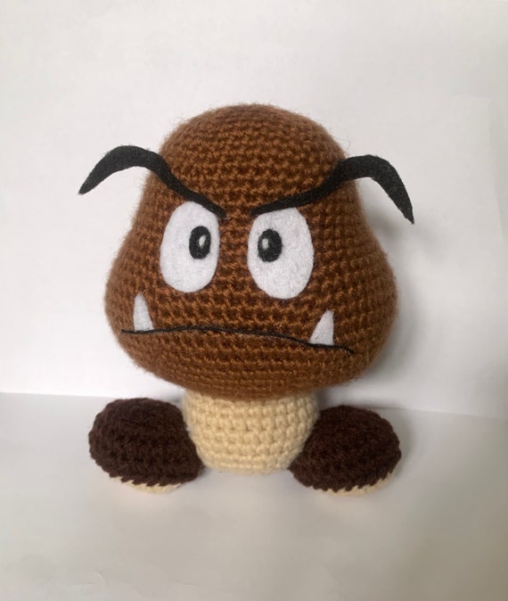 あみぐるみかぎ針編みパターン：スーパーマリオクリボー - Etsy 日本