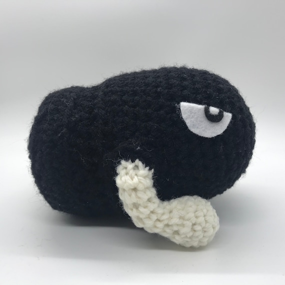 あみぐるみ編み図：スーパーマリオブラザーズ バレットビル - Etsy 日本