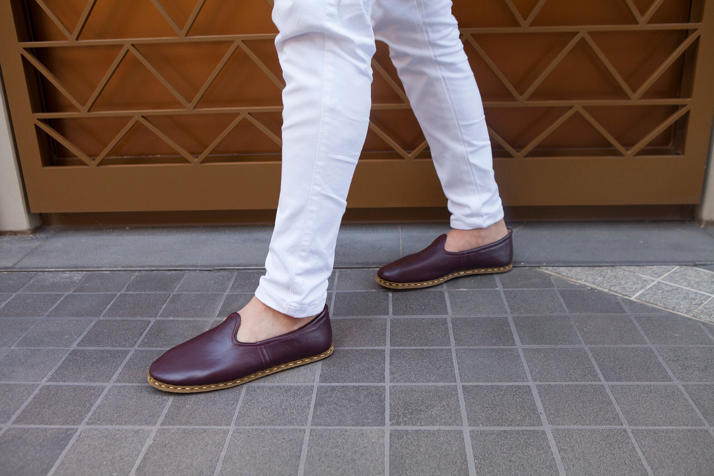 mens loafers casual shoes leather