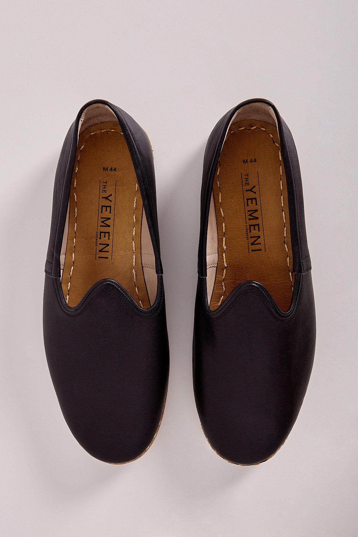 Women Black Flat Leather Shoes Casual Leather Shoes Handmade Etsy