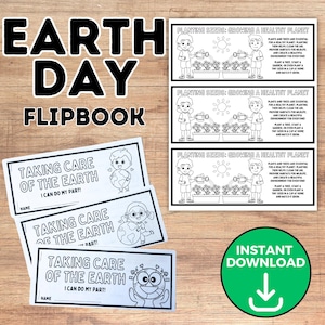 Reduce Reuse Recycle Earth Day Craft, Classroom Earth Day Activity, Earth Paper Craft for Kids, Earth Day Coloring, Earth Day Art Project