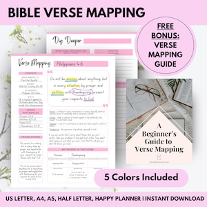 Verse Mapping Bible Verse Mapping Scripture Mapping Devotional Journal Study Tools Bible Study Template Bible Study Notes Printable Template