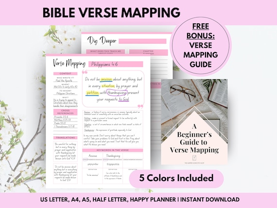 Verse Mapping Bible Verse Mapping Scripture Mapping Devotional Journal Study Tools Bible Study Template Bible Study Notes Printable Template