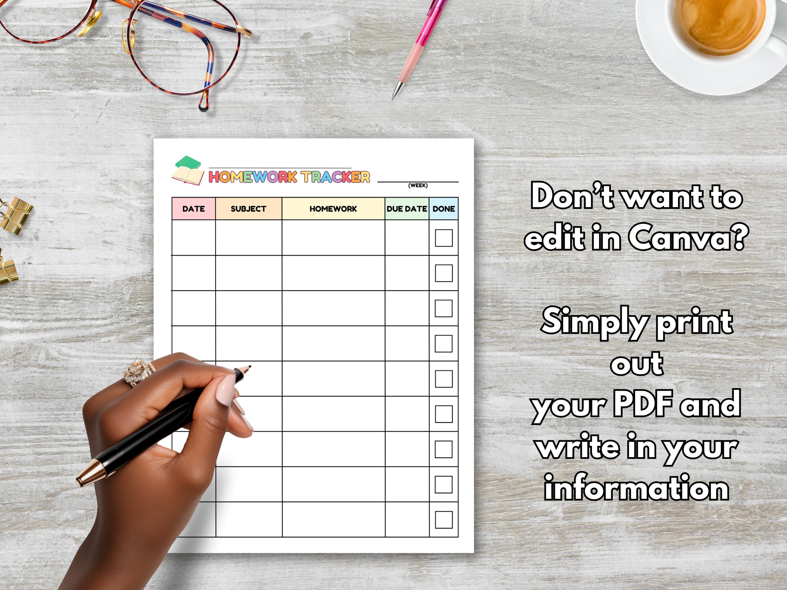 Editable Chore Chart for Multiple Kids, Kids Daily Routine ...