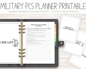PCS Binder Printable PCS Checklist | Moving Checklist, Moving Binder | Military Gift – Instant Download