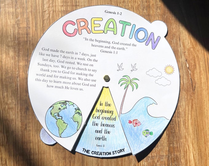 PRAYER FRIES Bible Paper Craft Activity Kit for Kids. Sunday School ...