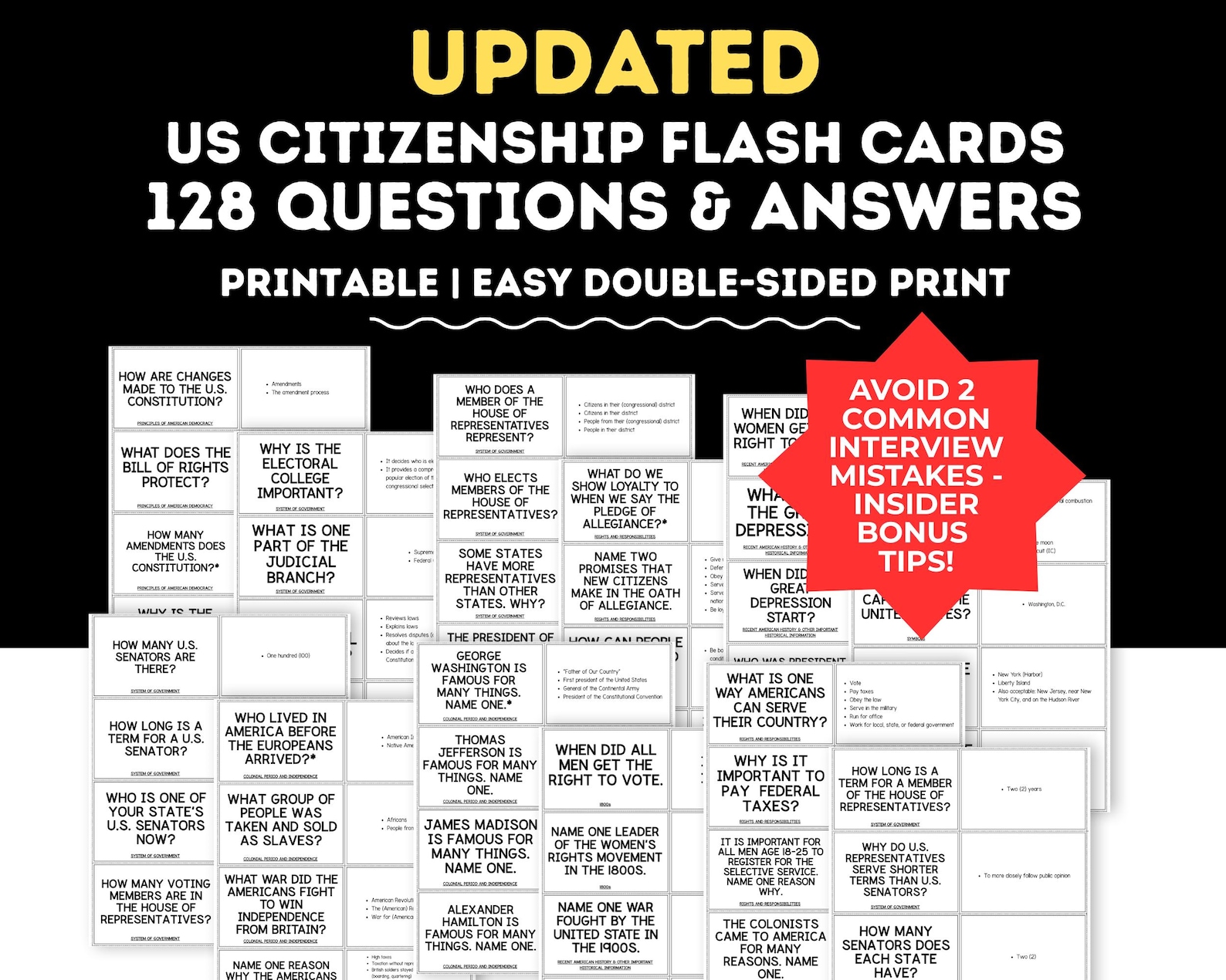128 Question Citizenship Test Pdf Free Download