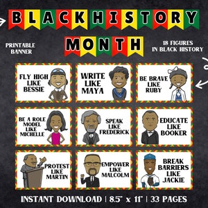 Black History Month Bulletin Board, Black History Posters, Black History Decor, African American History, Black Lives Matter, Civil Rights