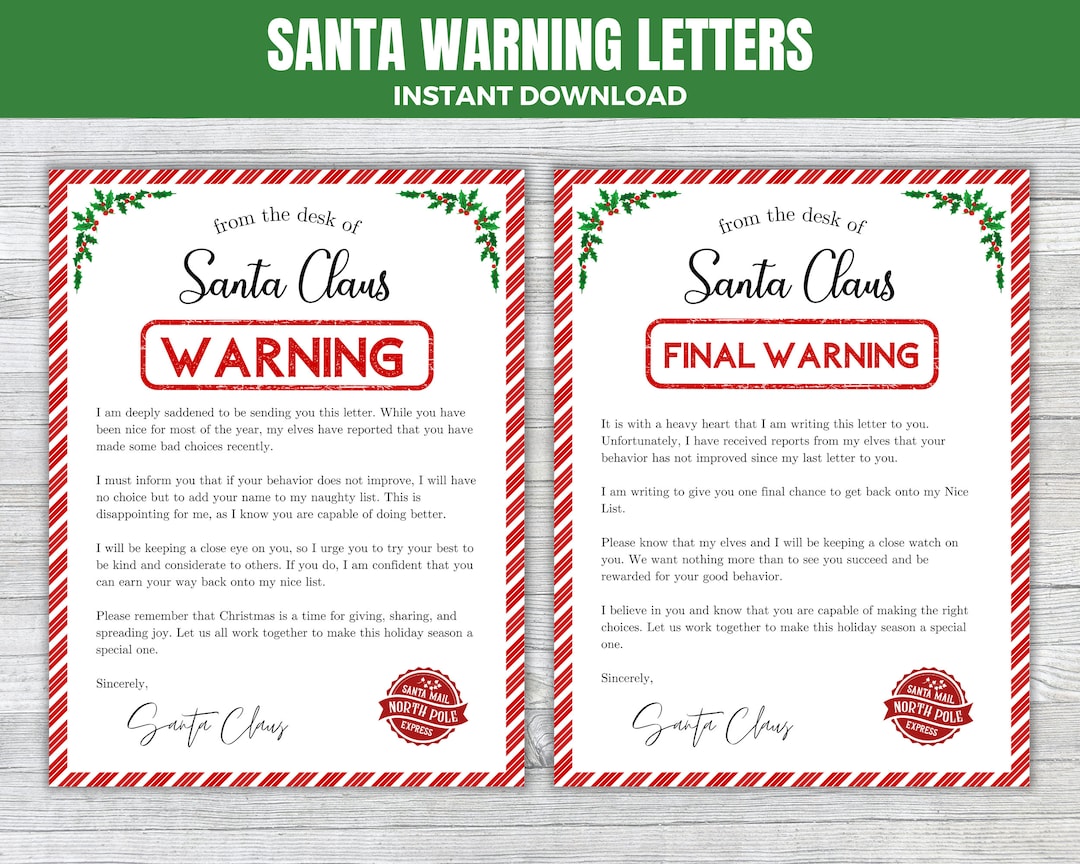 リリパットレーン　letter to santa SET OF CHILDREN'S SANTA CLAUS CHRISTMAS LETTERS (SET OF 3