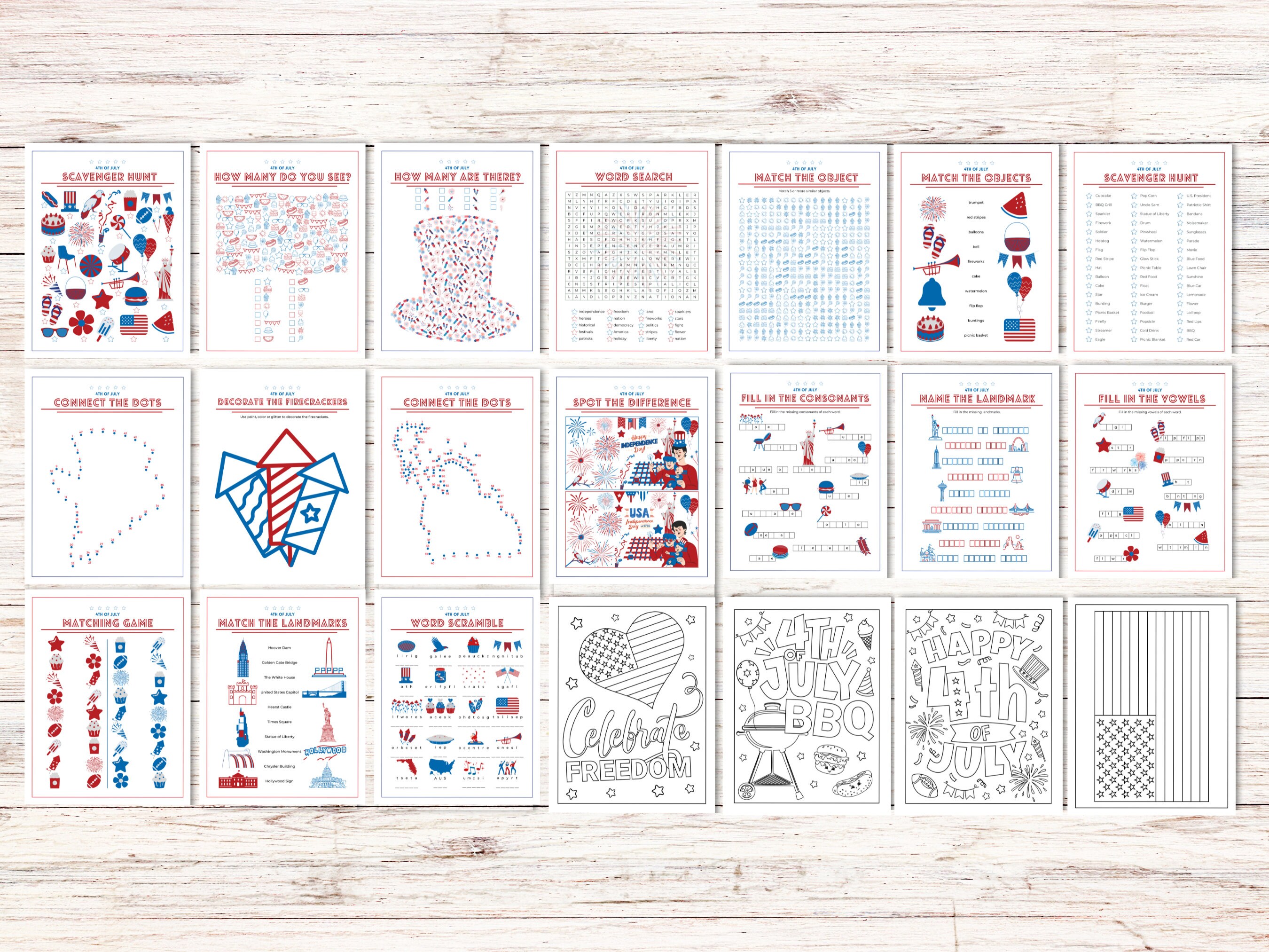 independence day games activities