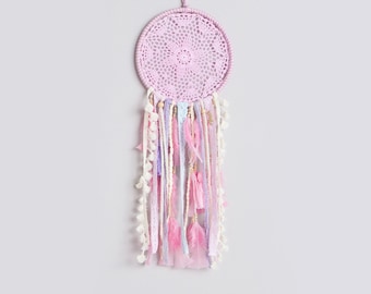 Pink Dreamcatcher Nursery Baby Girl Gift Boho Decor