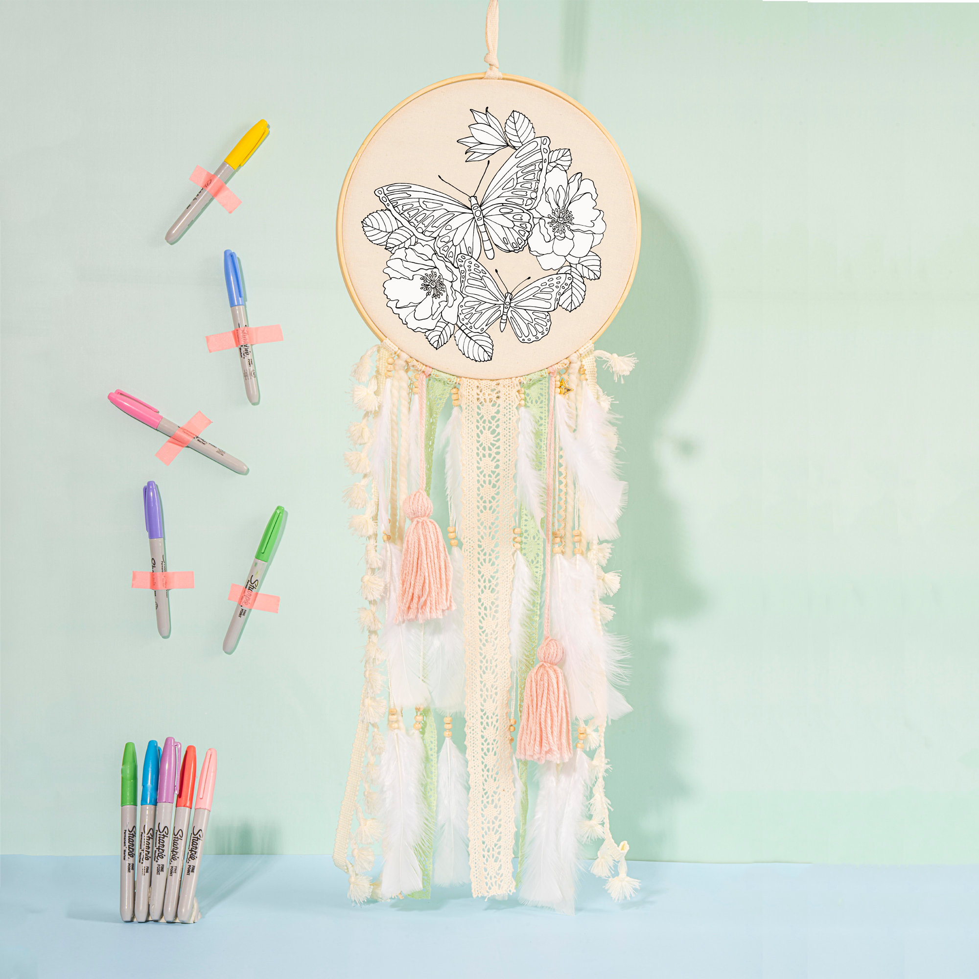 DIY Dreamcatcher Craft Kit Paint Your Own Kids Birthday Activity…