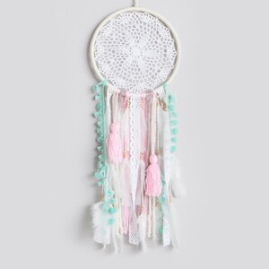 Dreamcatcher Girl Nursery Decor Baby Shower Centerpieces New Baby Gift First Birthday Decorations Playroom Wall Art Boho Living Room Decor