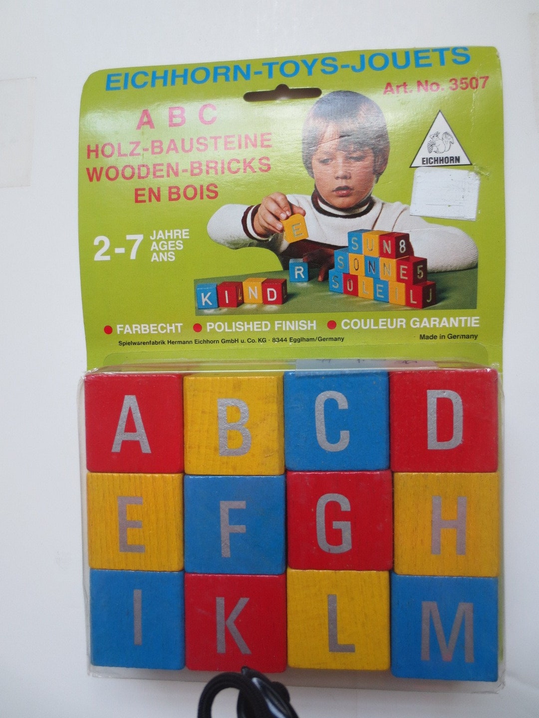 Wooden ABC BLOCKS Etsy