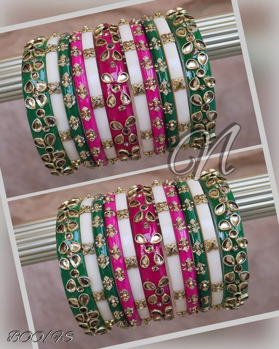 Set of 11 multi coloured bracelets. 