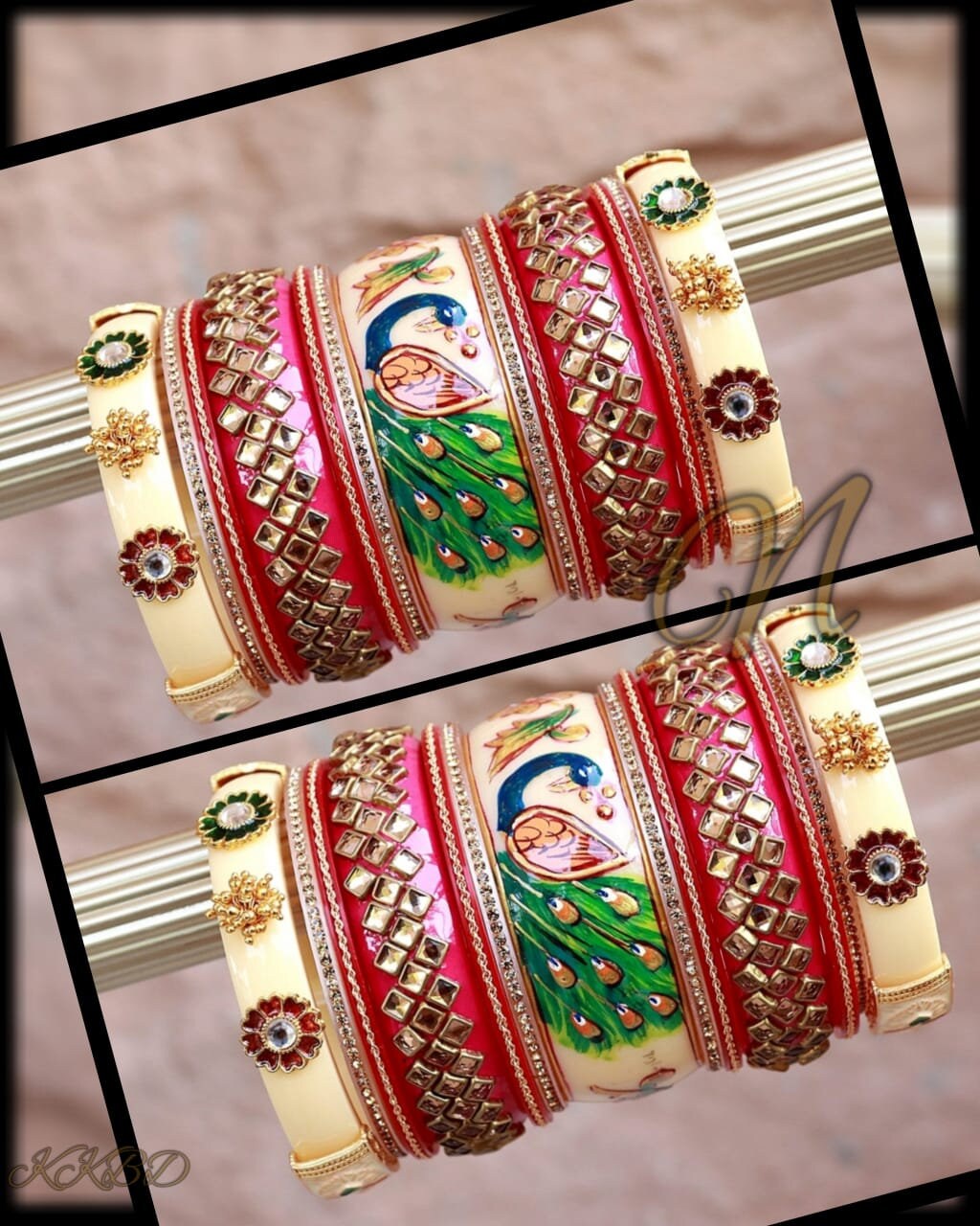 Silk thread bangles peacock best sale design
