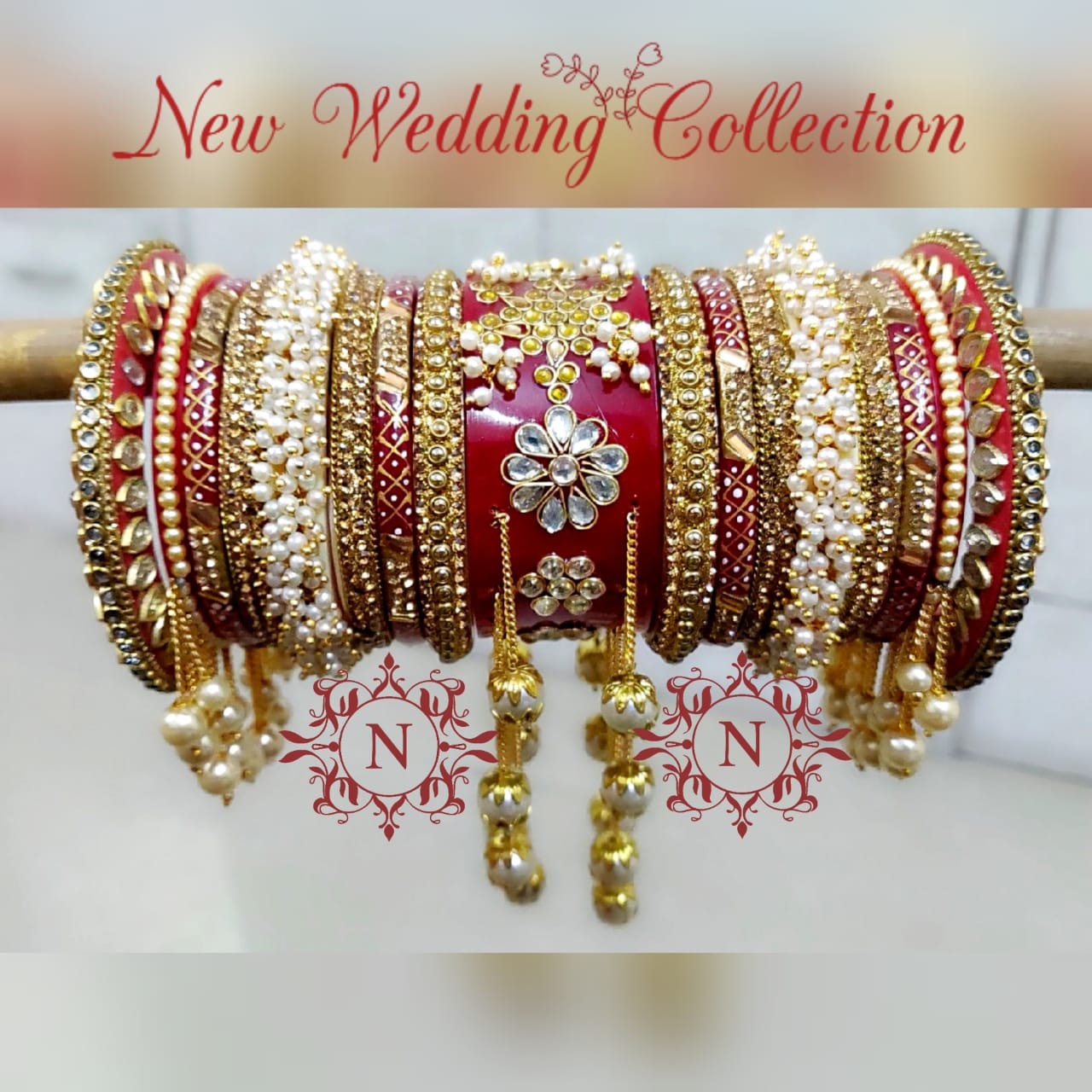 Latest bridal chura design sale