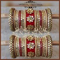 Designer Indian Heavy Kundan Stone Work Bridal Chura Set Pakistani Acrylic Plastic Base Wedding Bangles