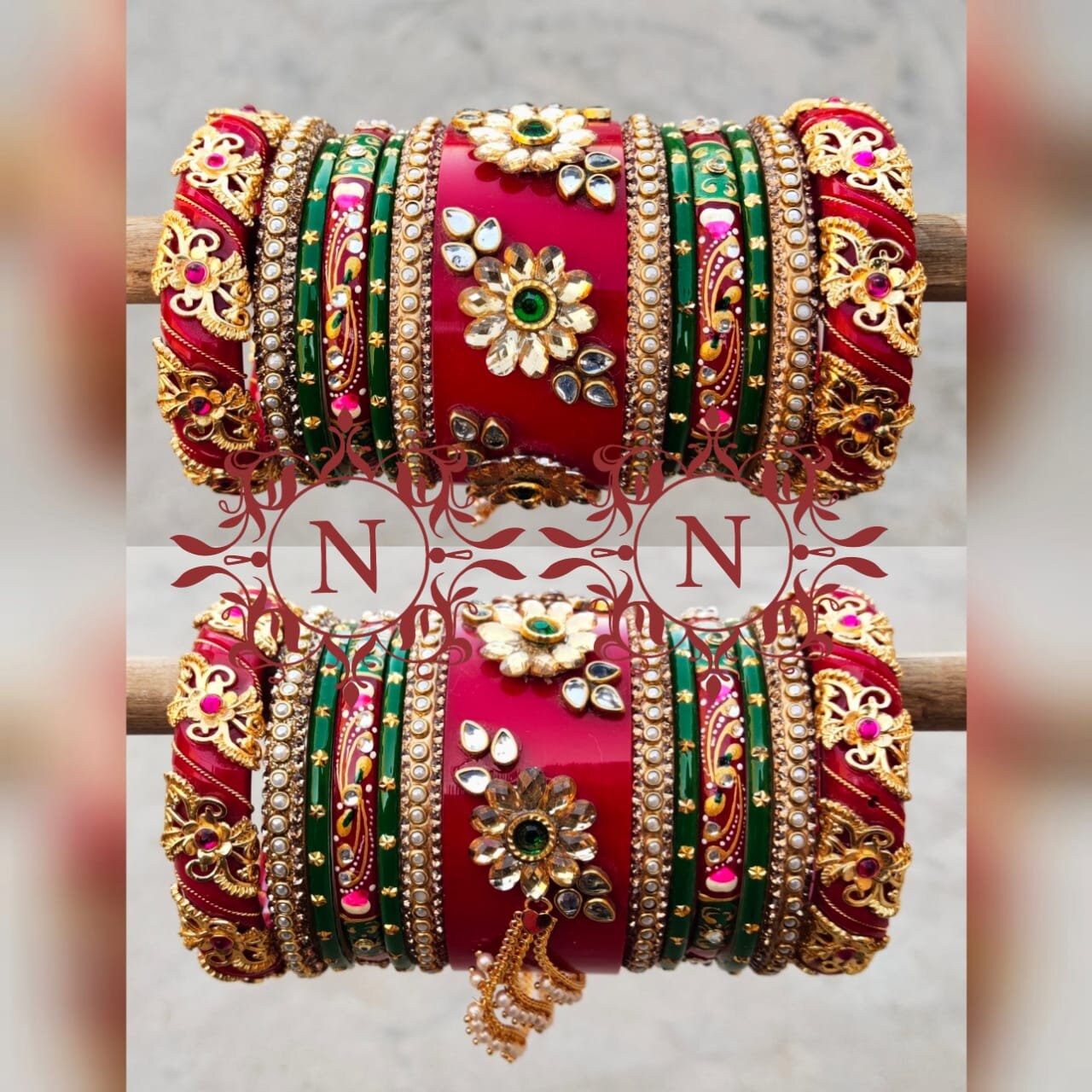 New fancy bridal chura best sale