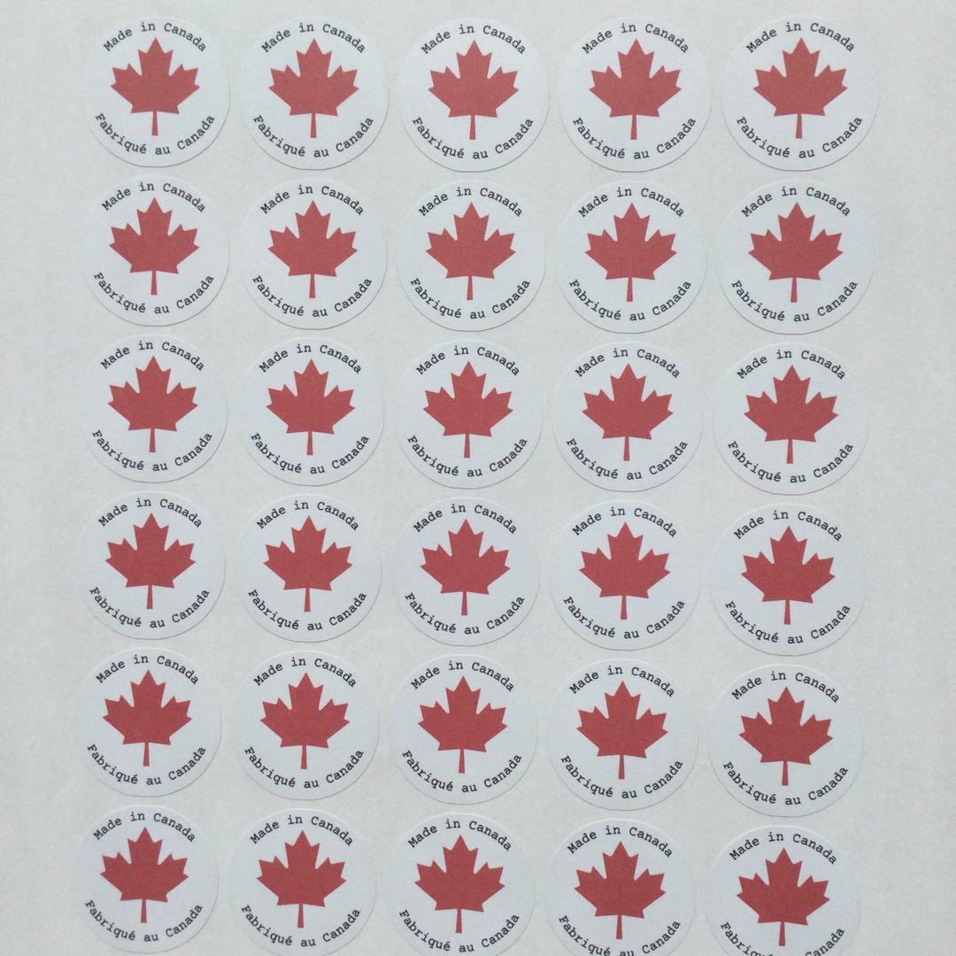 Matte Round Stickers: Made in Canada, Custom Sizes Available - Etsy