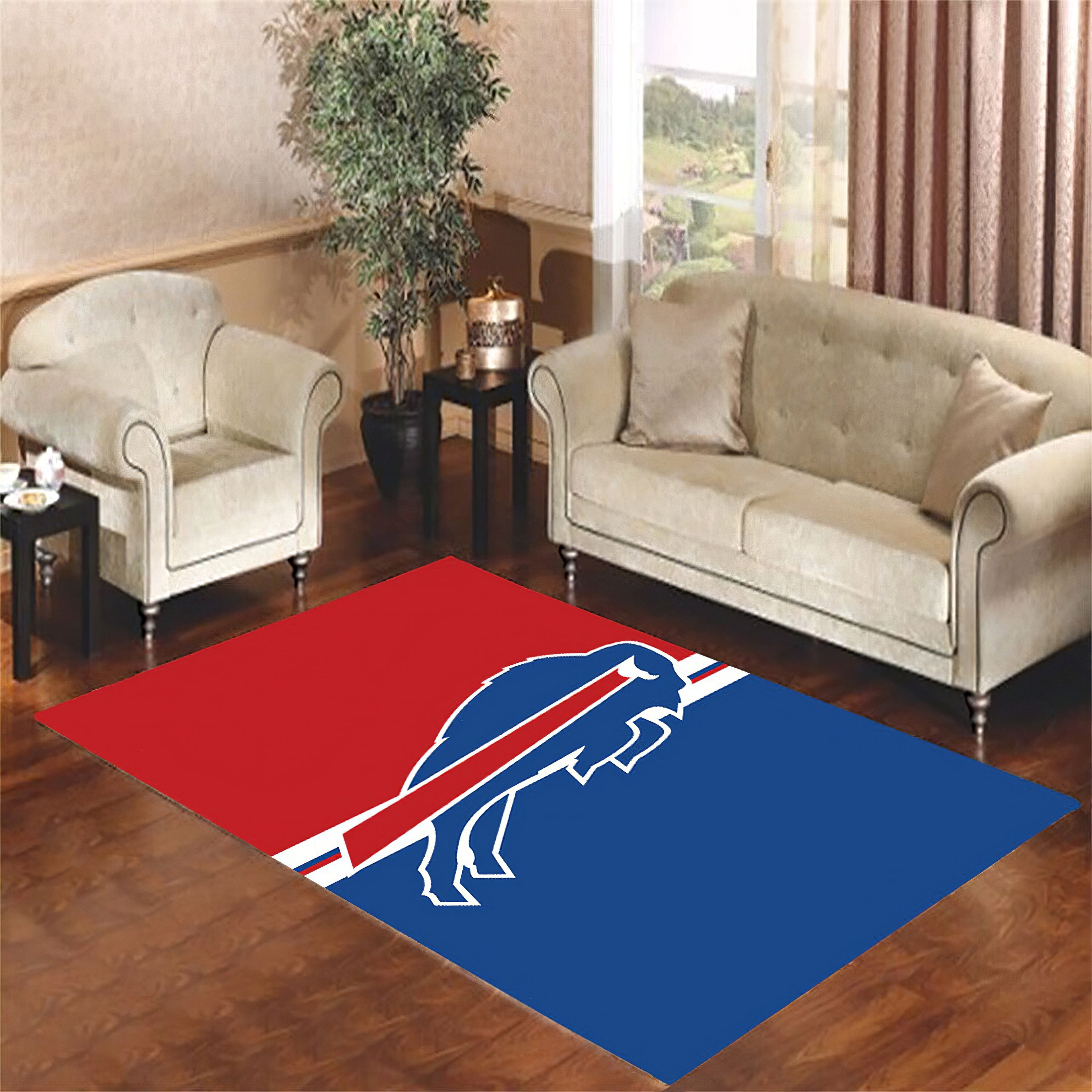 Buffalo Bills Custom 3D Brand Carpets Rugby Team Living Etsy