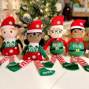 2025 Personalized Christmas Elf | Christmas Decorations | Plush Elf | Boy Elves | Girl Elves | Elves| Plush Christmas Elves|Stocking stuffer