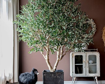 Realistic silk olive tree - premium home decor (your size)