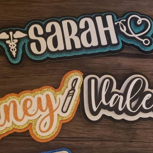 Custom 3d name magnets, locker magnets