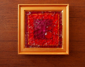 Mosaic Wall Art Small, Mosaic Artwork, Mosaic Art, Tiny Wall Art, Mixed Media Mosaic Wall Art