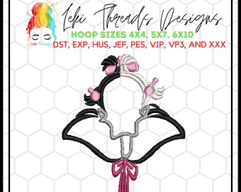 Crue11a Devi1 borduurontwerp: schurk machineborduurbestand (digitale download)