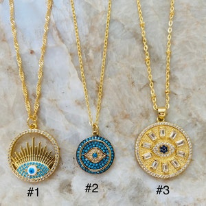 More than Meets the Eye Necklaces/Protection Necklace/Evil Eye Necklace/Third Eye Necklace