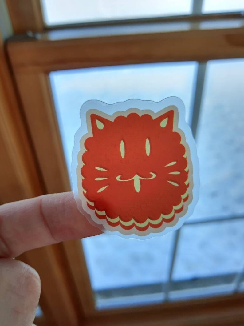 Leftover 2021 Patreon Clear Matte Nyancookie Stickers image 3