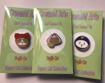 SECONDS - Truffle Cat Caffe Topper Cat Enamel Pin Collection (3 Kinds)