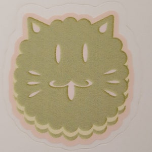 Leftover 2021 Patreon Clear Matte Nyancookie Stickers image 2