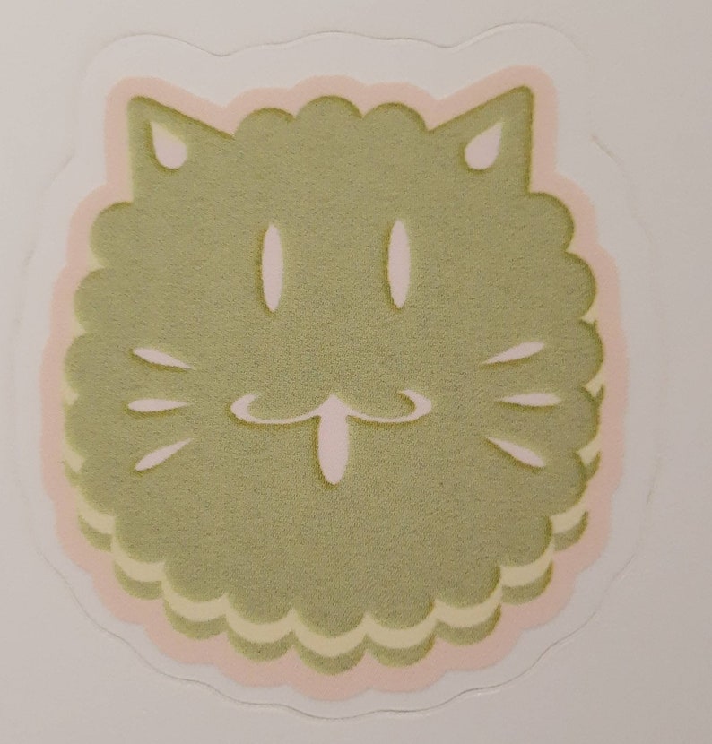 Leftover 2021 Patreon Clear Matte Nyancookie Stickers image 2