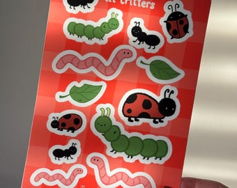 Lil Critters Sticker Sheet | Bug Stickers