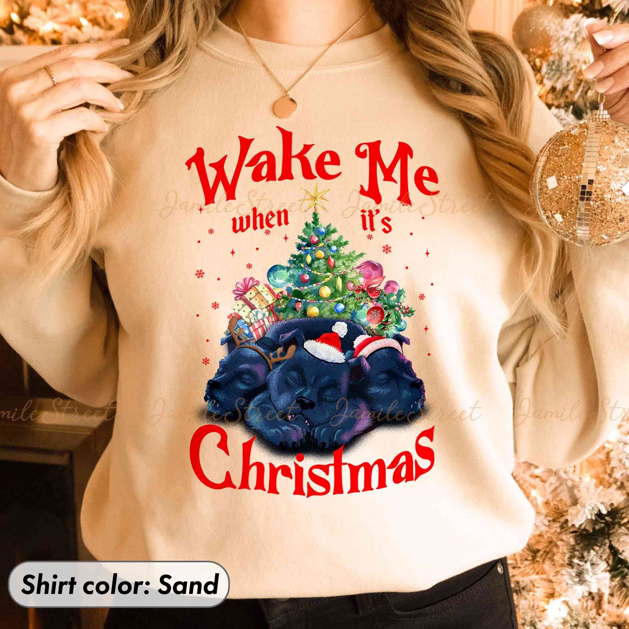 Discover Harry Christmas Sweatshirt The Three Headed Dog Cerberus Fluffy Wizard House Sweatshirt