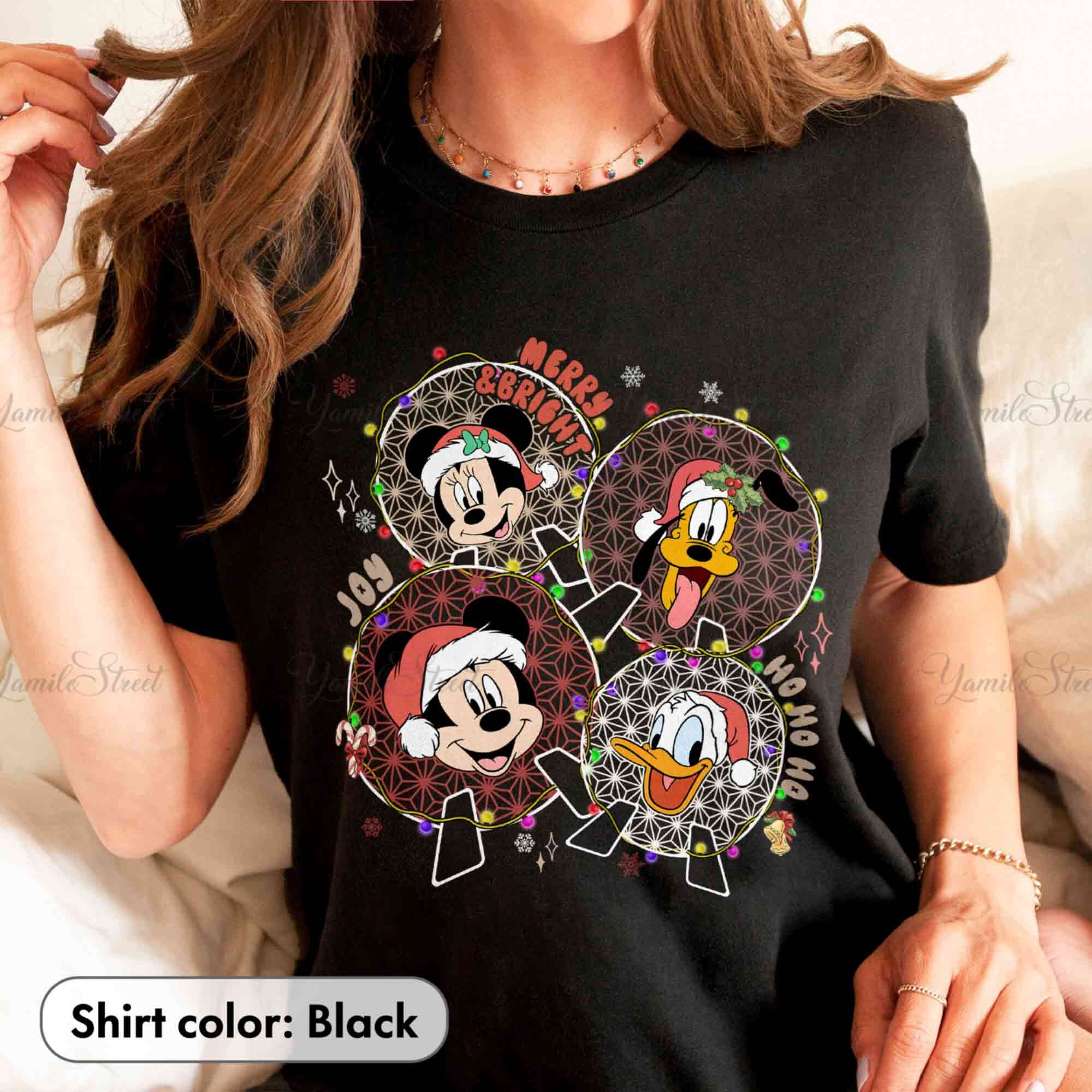 Discover Christmas Magical Merry And Bright Disney Shirt Mickey And Friend Disney World Mickey Vacation Tee Hohoho Disney Friends Tshirt