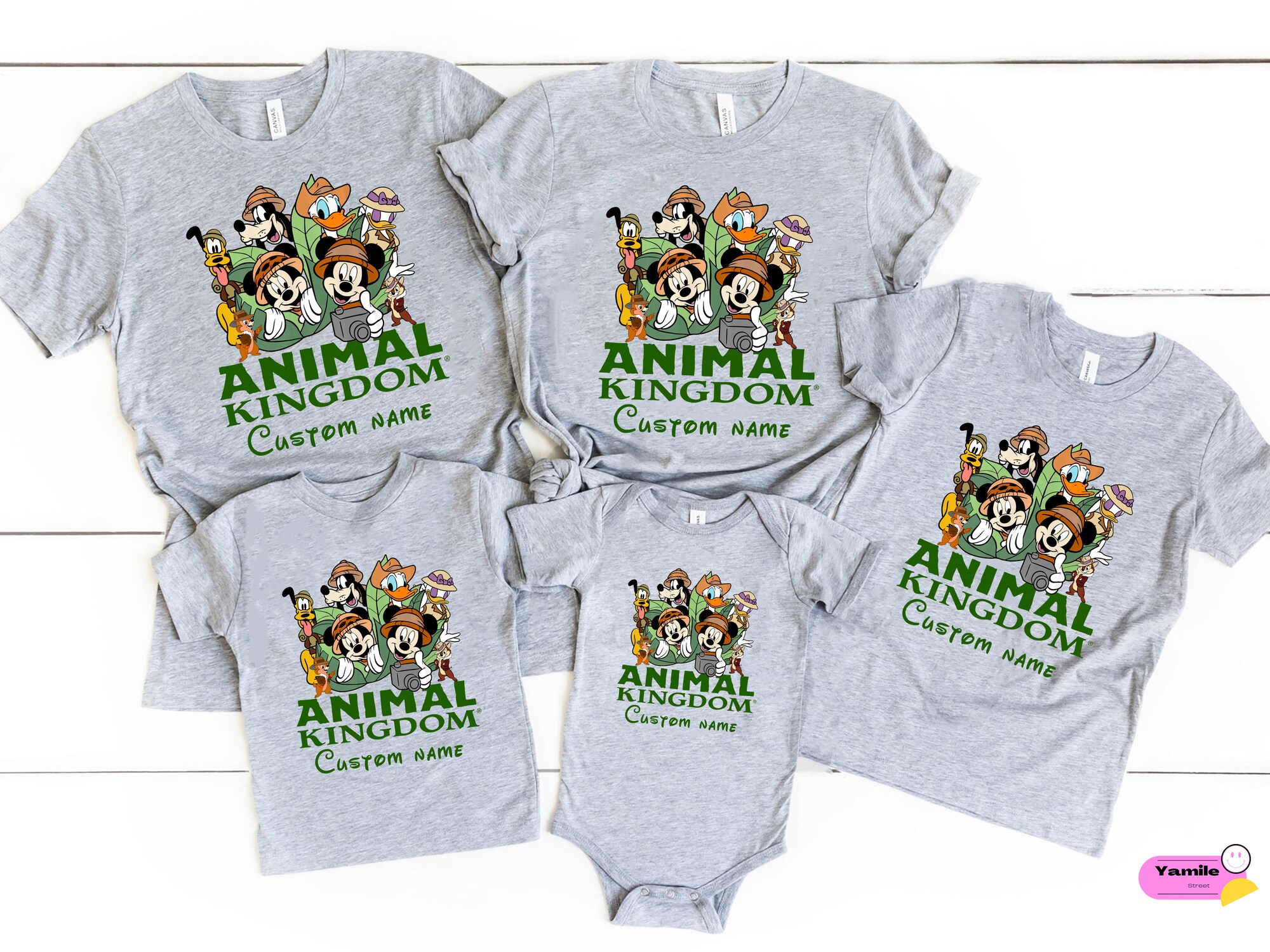 Custom Disney Mickey And Friends Animal Kingdom Disney Safari Shirt