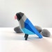 Lovebird, Bird Paper Craft,3d Low Polygonal Paper Sculpture, Digital Template, PDF Download ...
