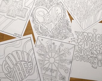 Coloring Pages Etsy