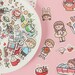 Korean Style Sticker Pack, Bullet journal, Cute phone case, cap, Diary decoration stickers, Cute girl stickers 