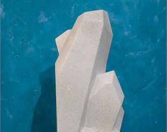 Crystal marble sculpture