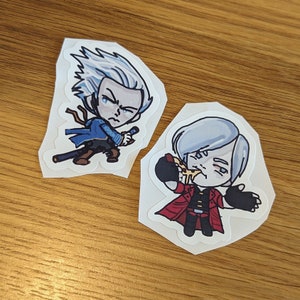 Vergil Devil May Cry Weatherproof Anime Sticker 6 Car Decal S1